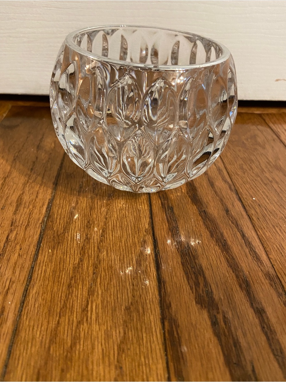 Vintage Bombay Co Textured Glass Tealight Holder